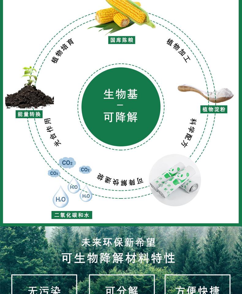 新款生物基快递袋加厚可降解物流包装袋绿色玉米淀粉快递袋子定做